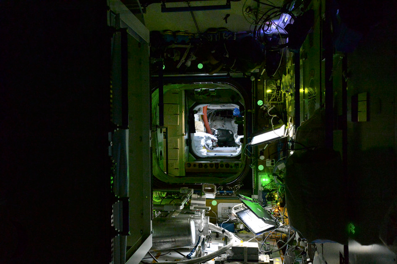 Illustration for article titled The Space Station At Night Just Keeps Getting Creepier